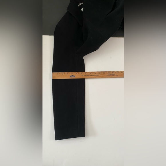 Larry Levine Wool Cashmere Blend Classic Classy Coat Black Women’s size 10 - Picture 7 of 13